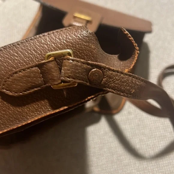 Valentino Garavani Vintage PROJECT Brown Leather Crossbody Bag - Picture 12 of 17